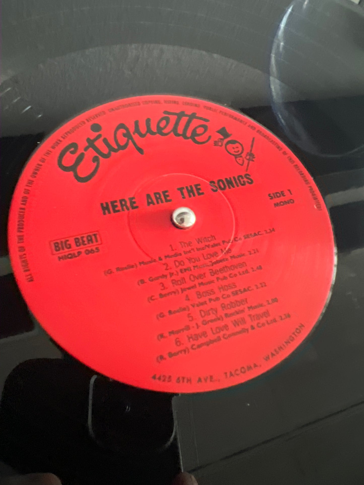 THE SONICS - here are the Sonics!!!
