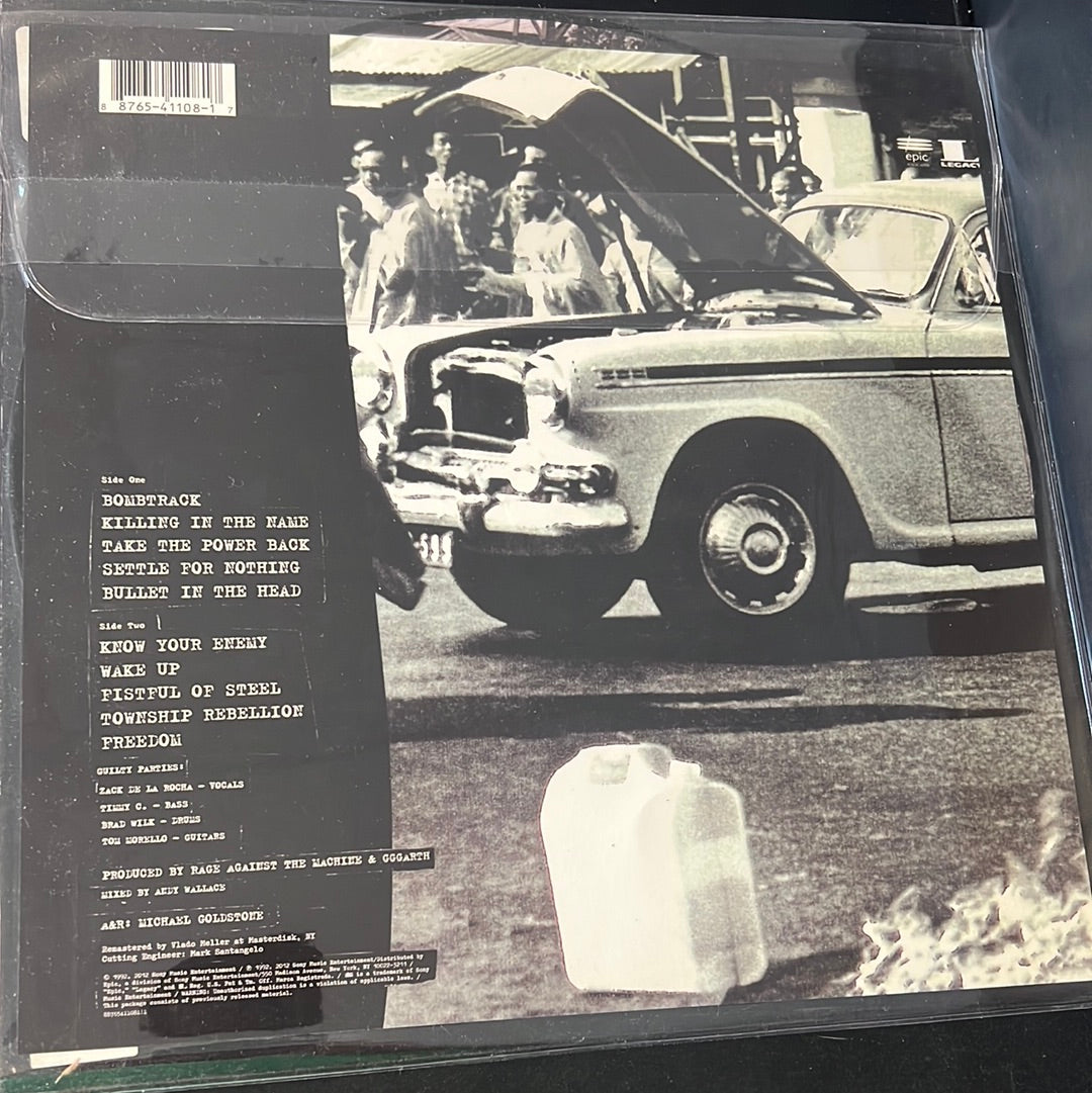 RAGE AGAINST THE MACHINE - Rage Against The Machine XX