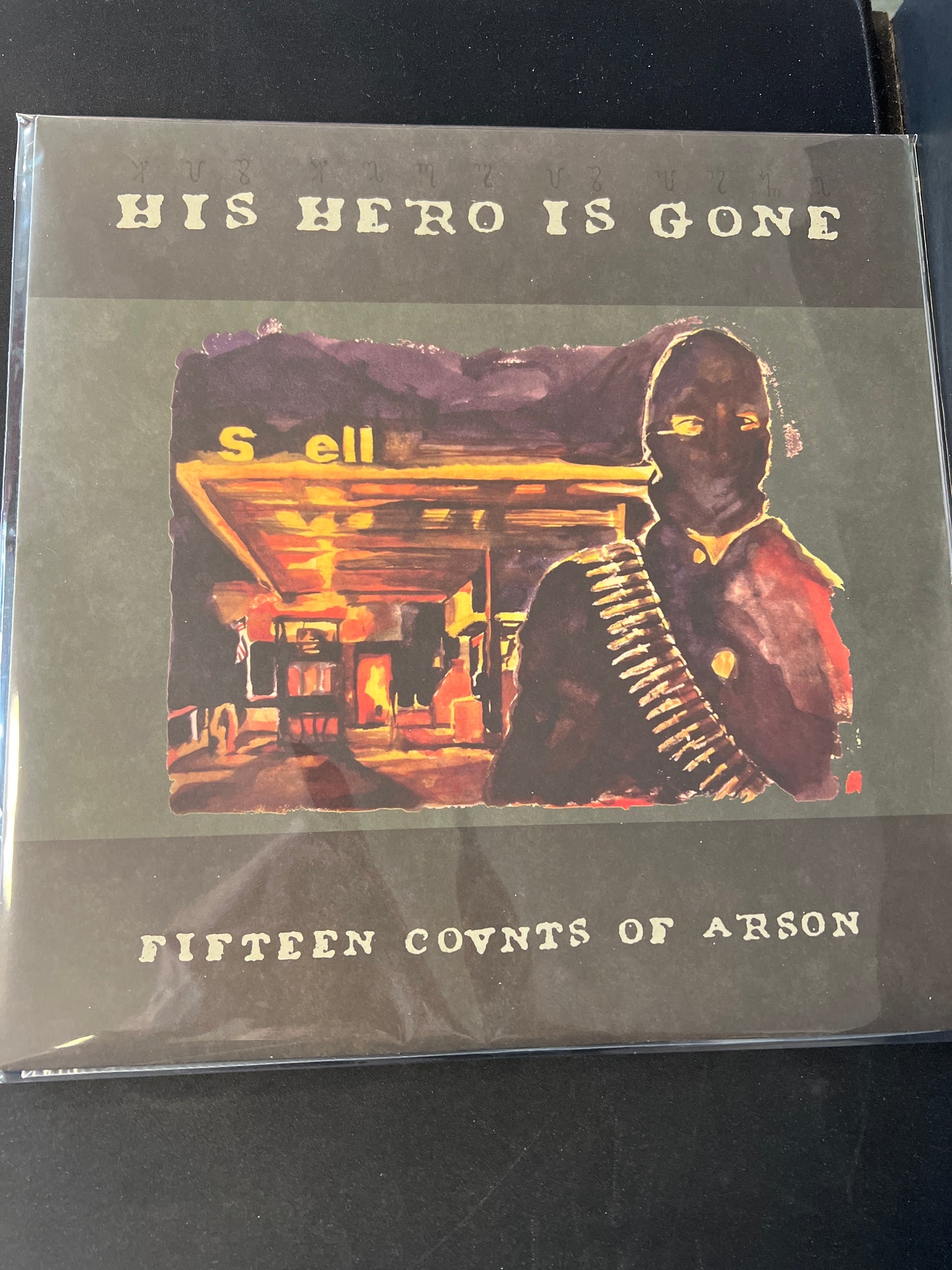 HIS HERO IS GONE - fifteen covnts of arson