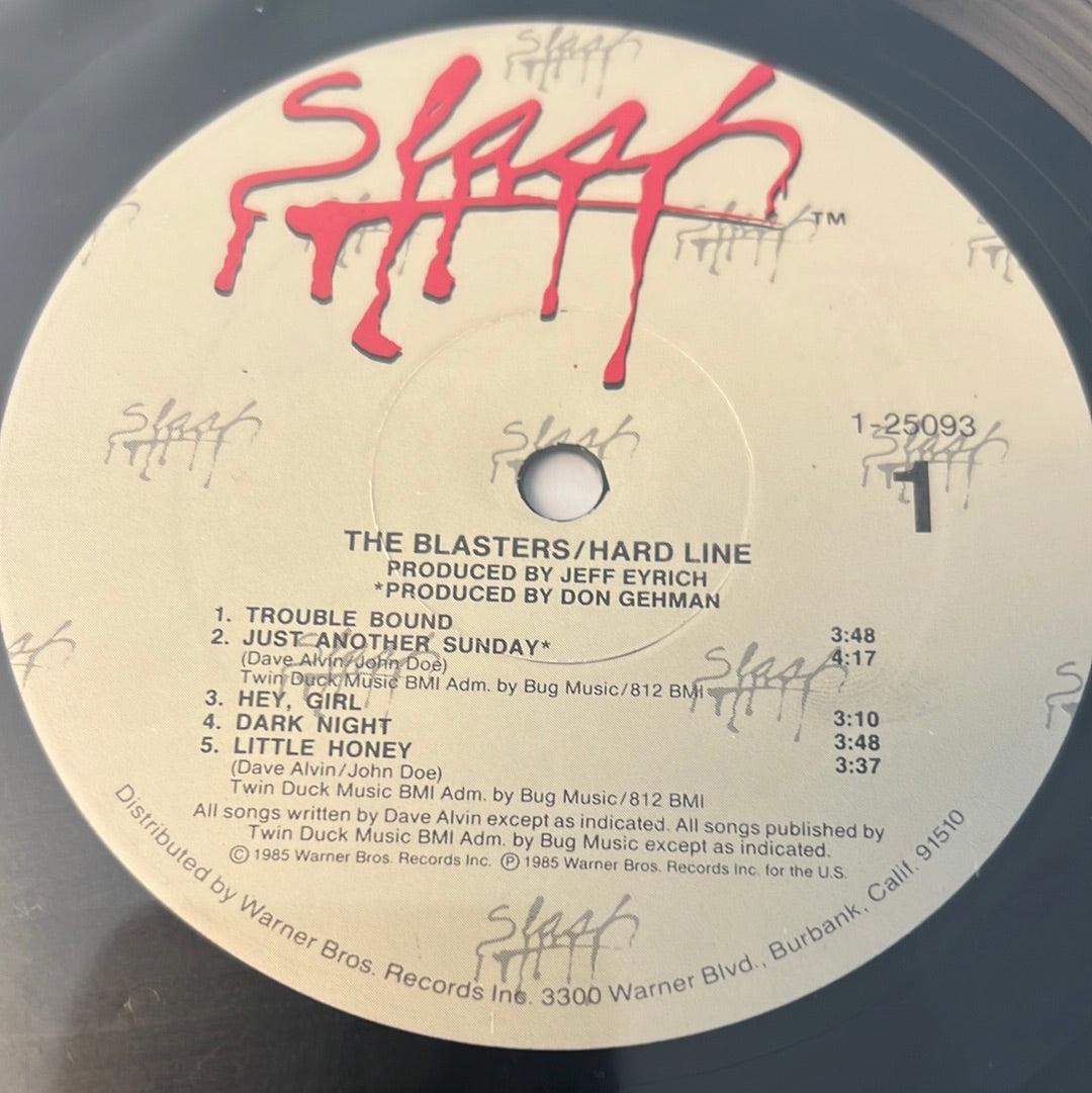 THE BLASTERS - hard line