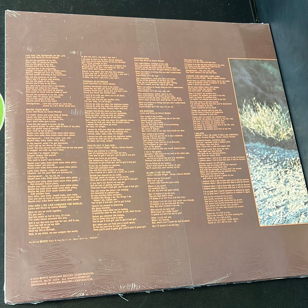 STEVIE WONDER - talking book