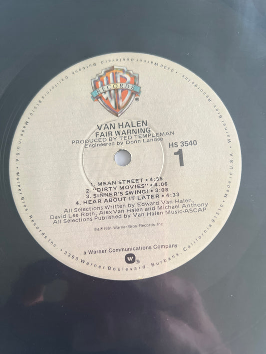 VAN HALEN - fair warning