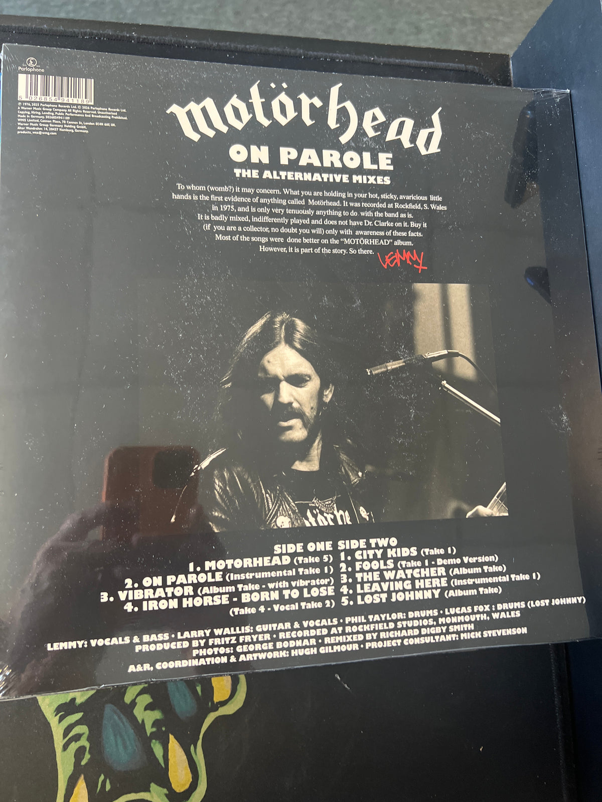 MOTÖRHEAD - on parole (the alternative mixes)