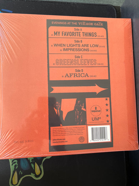 JOHN COLTRANE WITH ERIC DOLPHY - evenings at the Village Gate