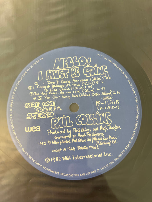 PHIL COLLINS - Hello, I must be going!