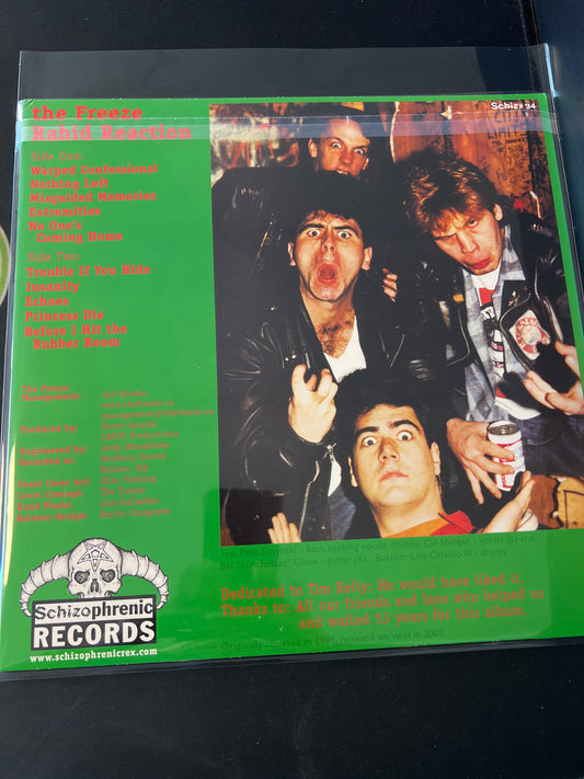 THE FREEZE - rabid reaction