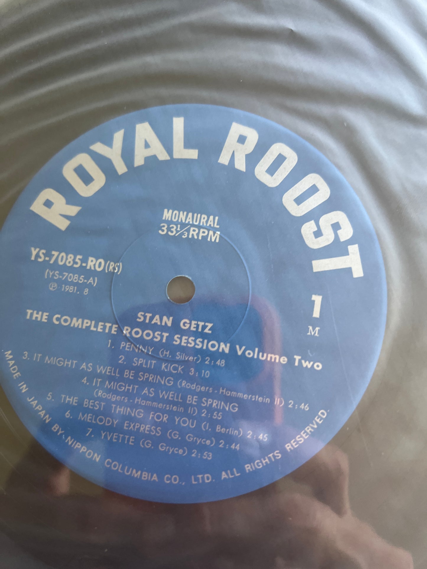 STAN GETZ - the complete roost session Vol. 2