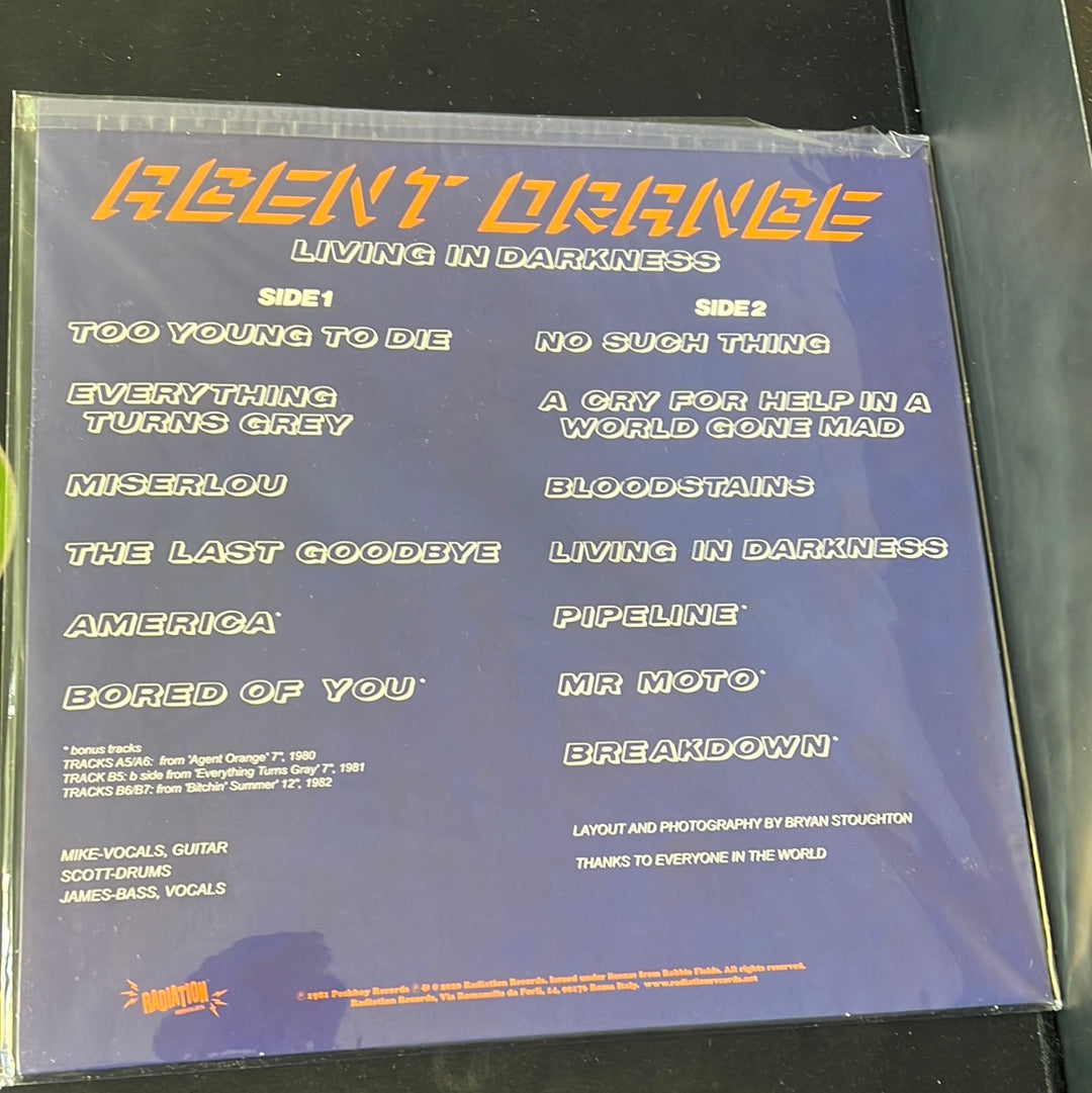 AGENT ORANGE - living in darkness