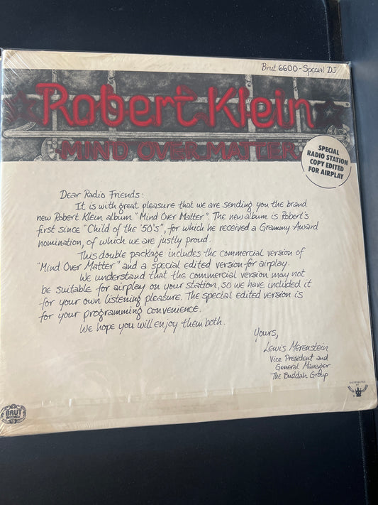 ROBERT KLEIN - mind over matter