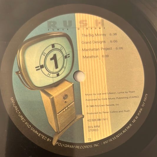 RUSH - power windows