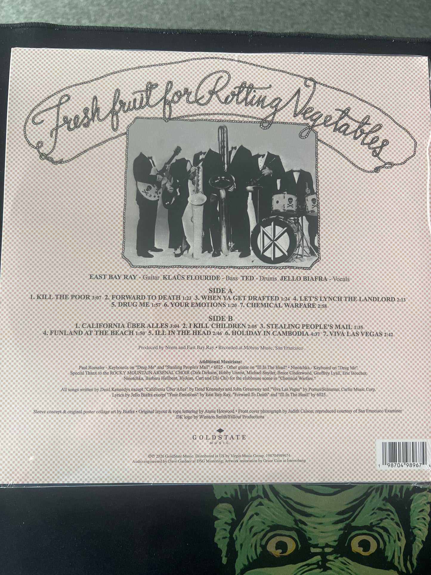 DEAD KENNEDYS - fresh fruit for rotting vegetables
