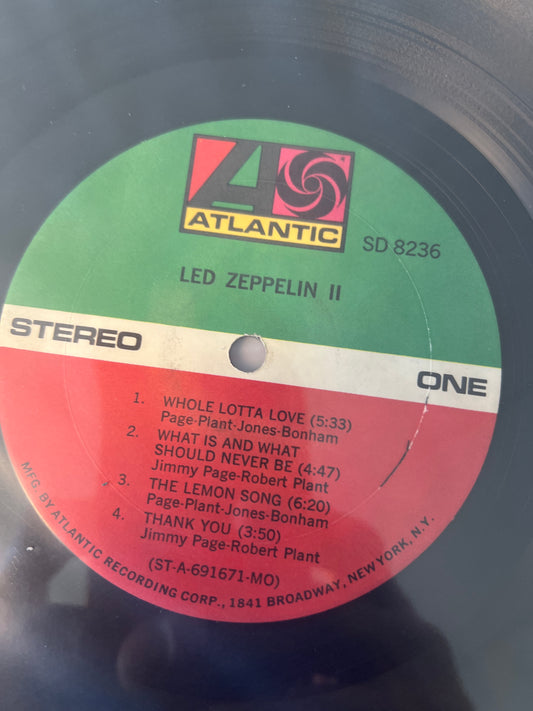 LED ZEPPELIN - II (Monarch RL pressing)