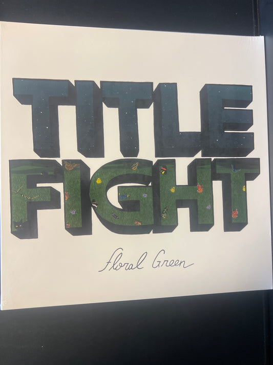 TITLE FIGHT - floral green