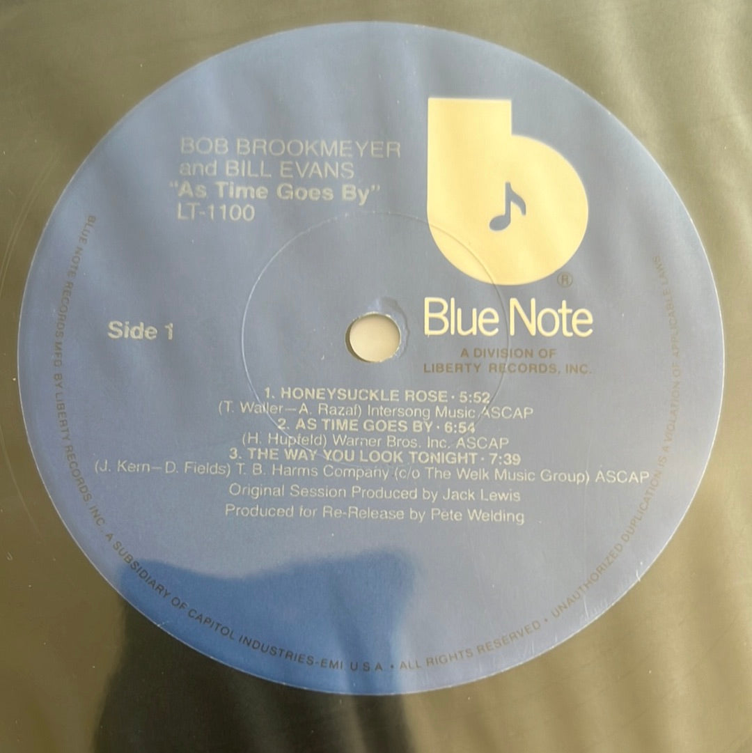 BOB BROOKMEYER AND BILL EVANS - as time goes by