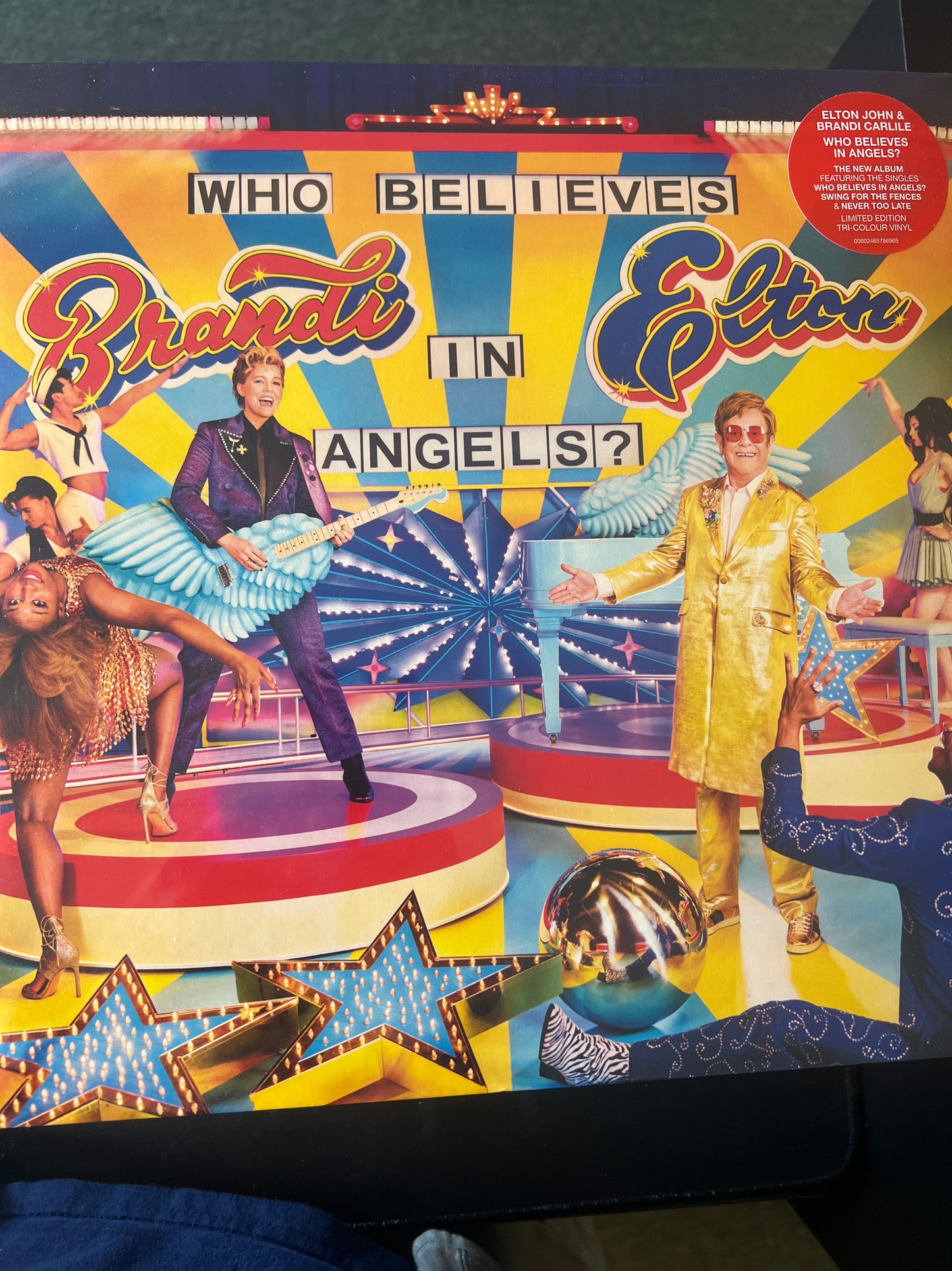 ELTON JOHN AND BRANDI CARLILE - who believes in angles