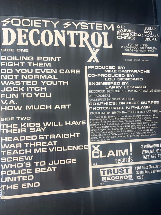 SS DECONTROL - the kids will have their say