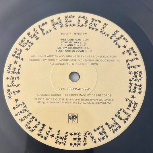 PSYCHEDELIC FURS - forever now