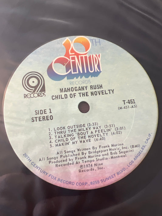 MAHOGANY RUSH - child of the novelty