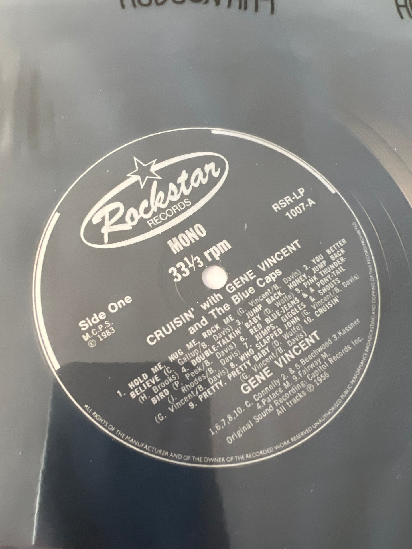 GENE VINCENT - cruisin’ with Gene Vincent & the blue caps