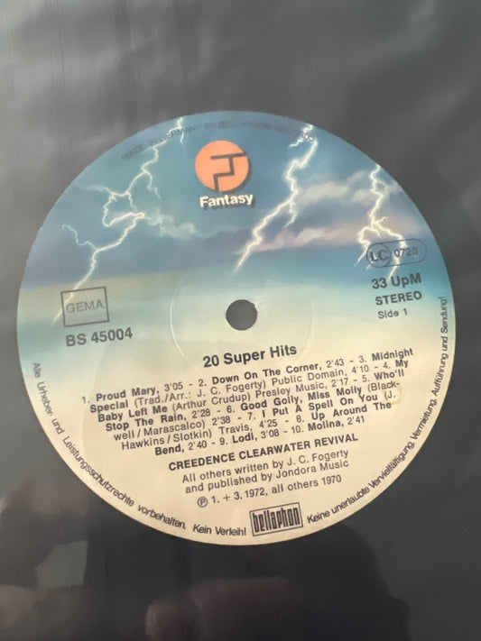 CREEDENCE CLEARWATER REVIVAL - 20 super hits