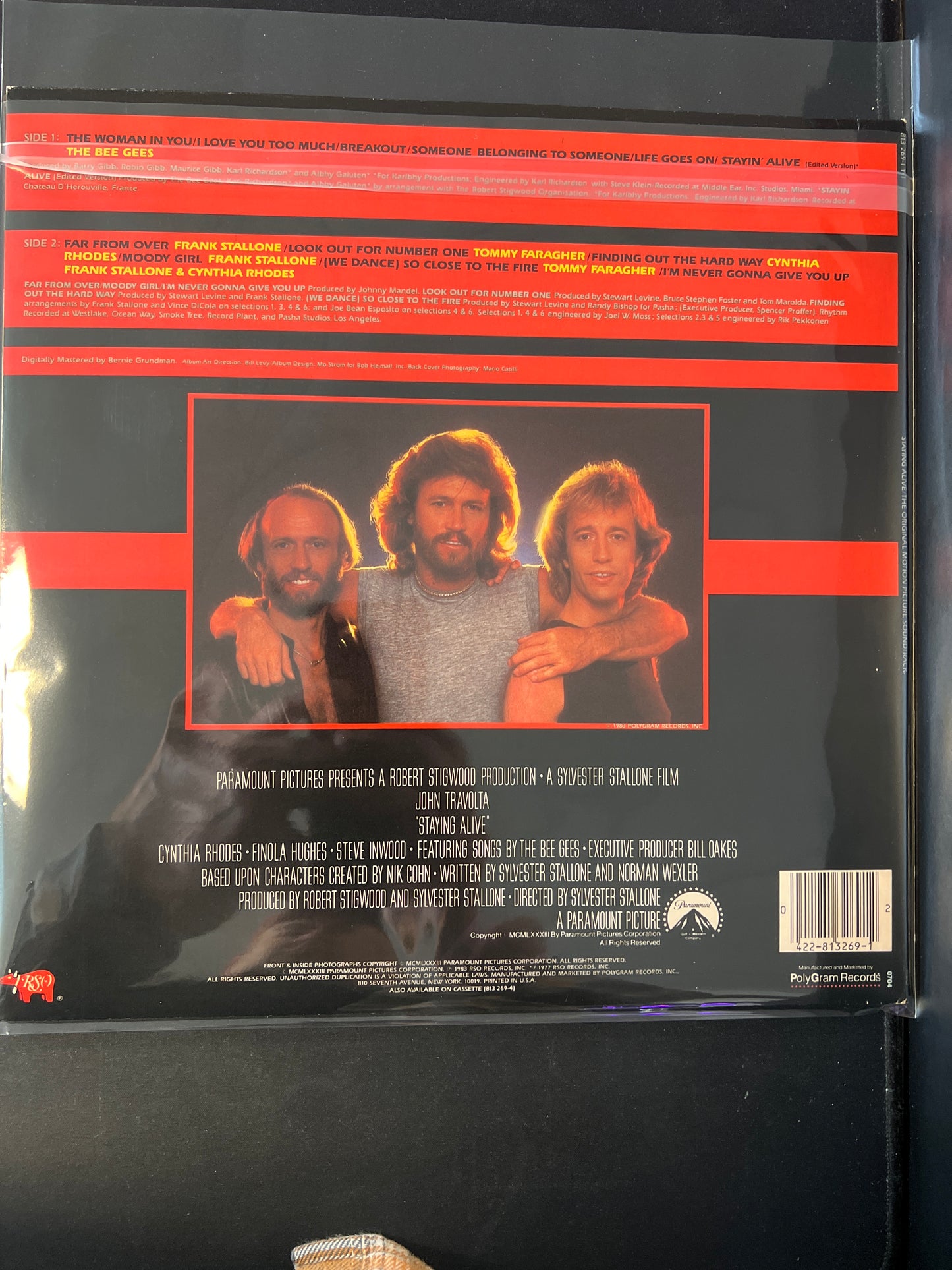 STAYING ALIVE - soundtrack