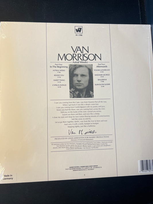 VAN MORRISON - astral weeks