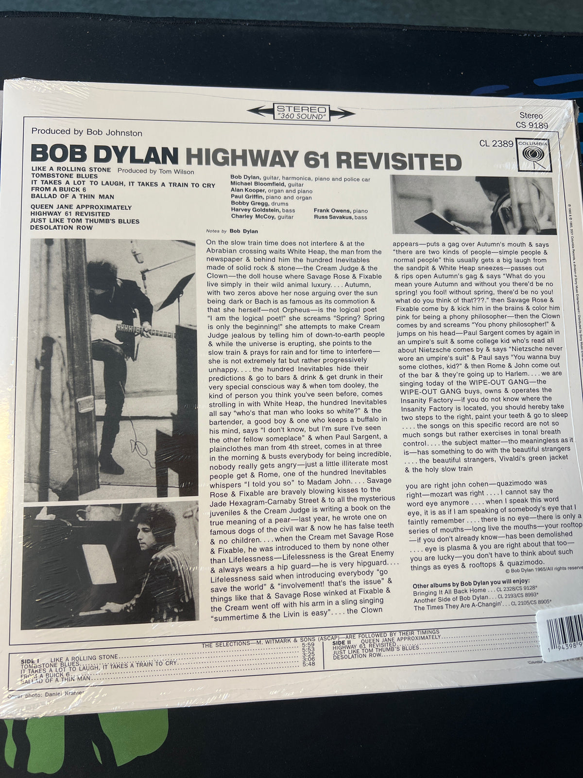 BOB DYLAN - highway 61 revisited