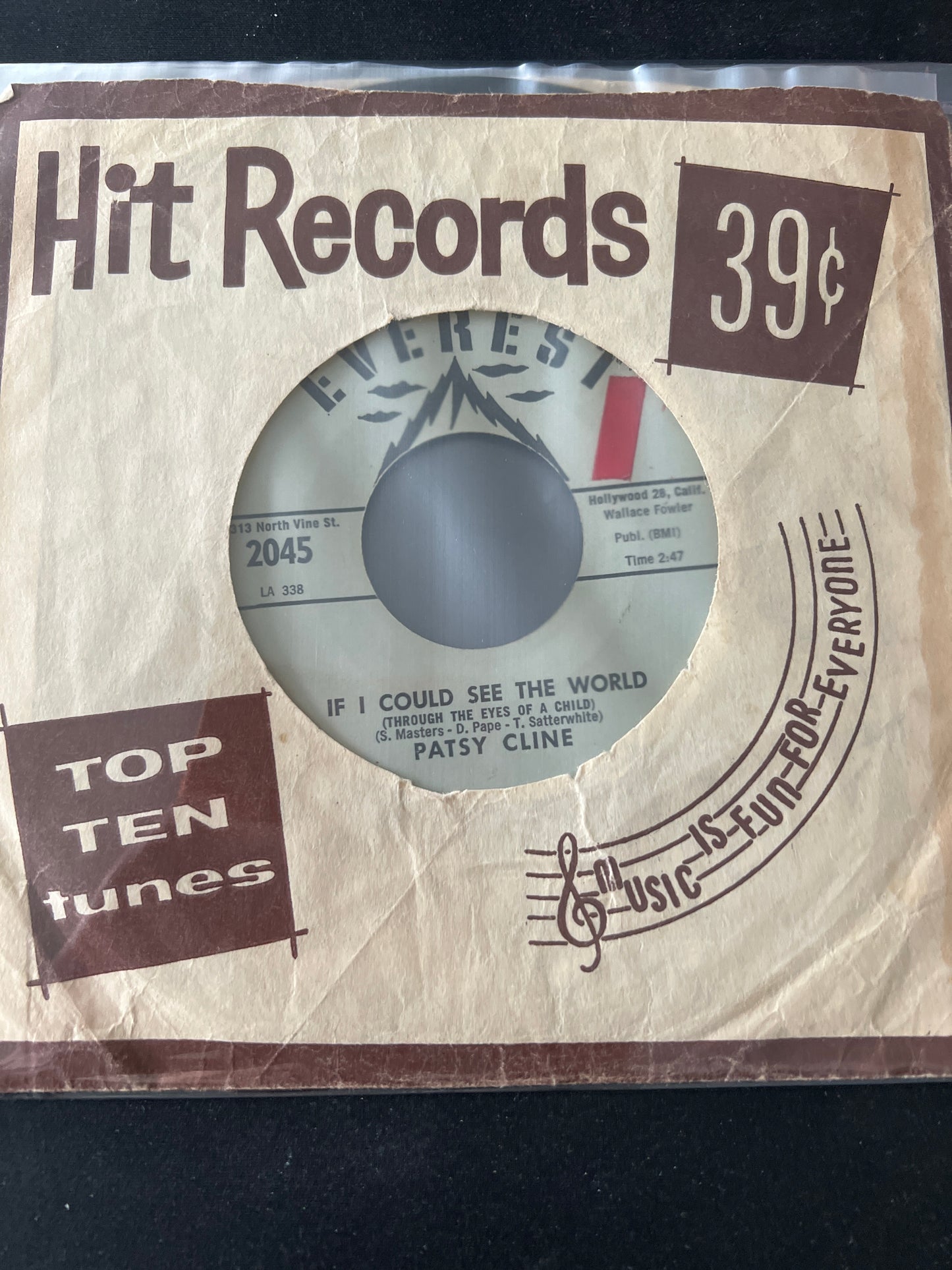 PATSY CLINE - if I could see the world