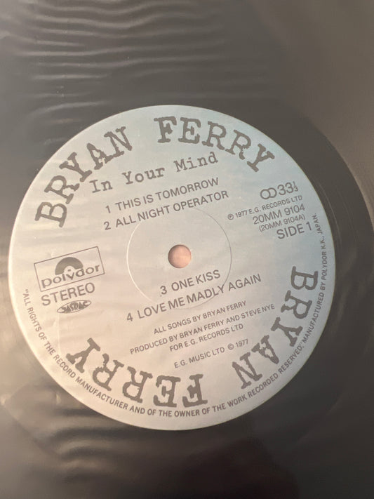 BRYAN FERRY - in your mind