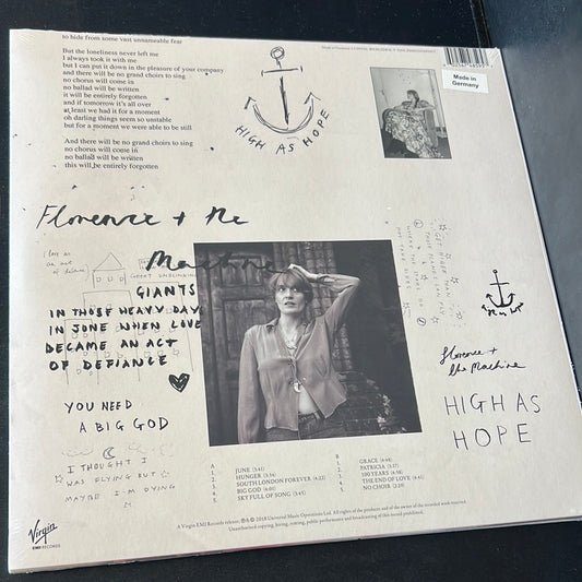 FLORENCE + THE MACHINE - high as hope