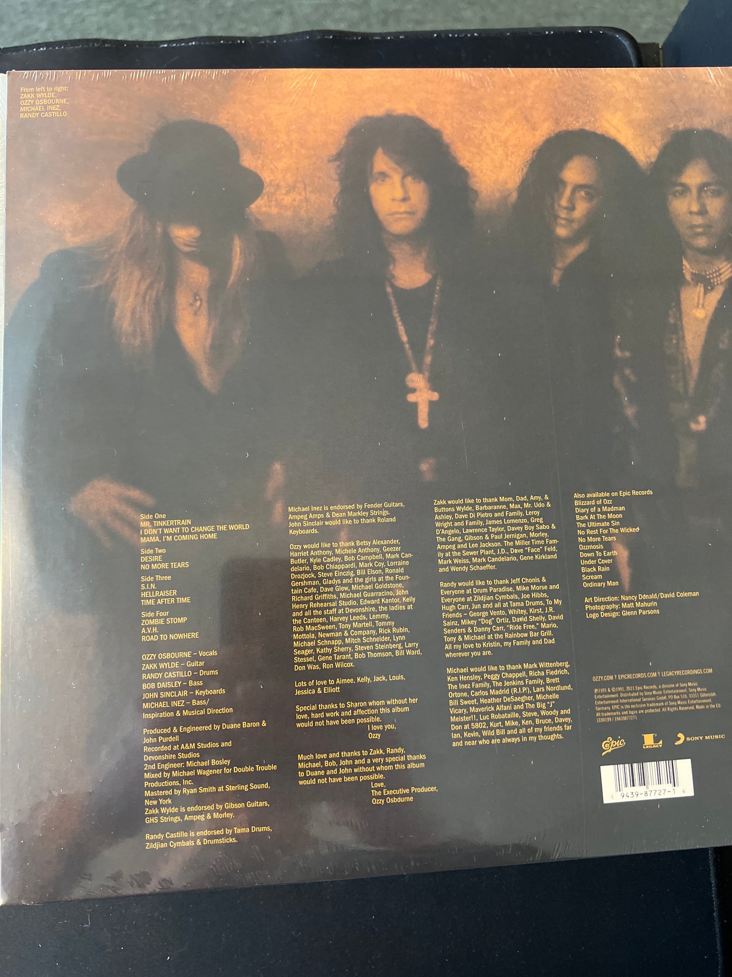 OZZY OSBOURNE “no more tears”