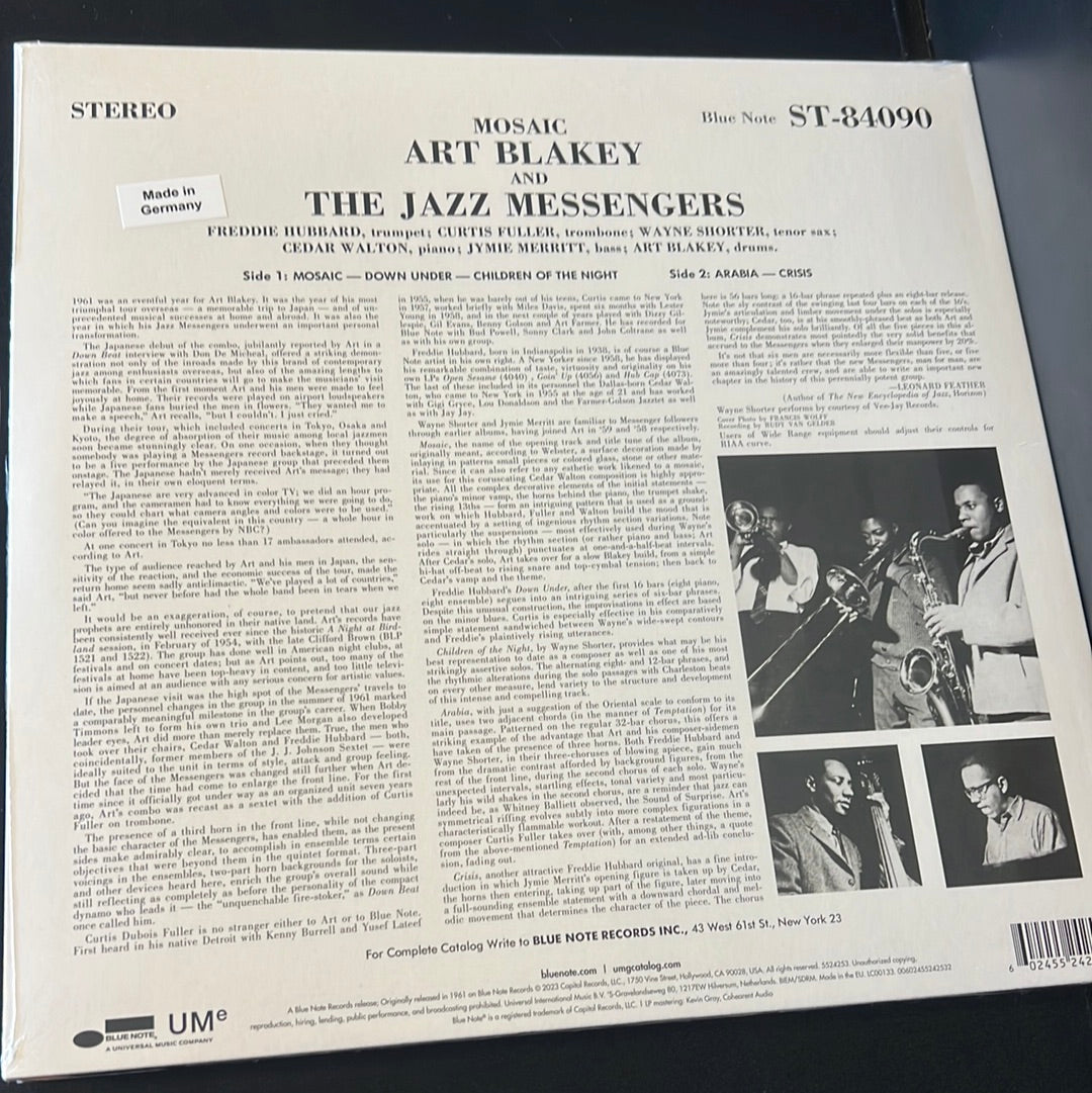 ART BLAKEY - mosaic