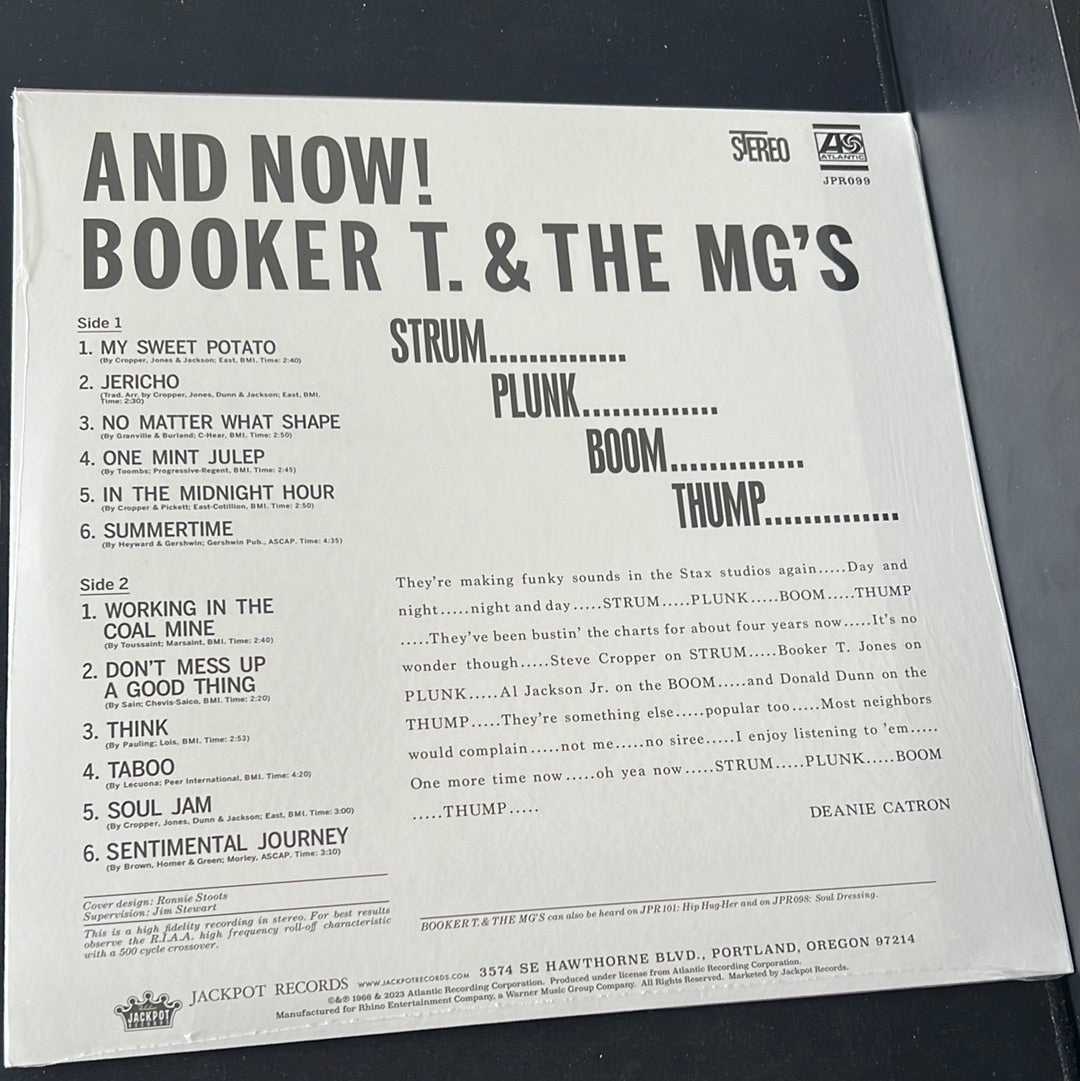 BOOKER T. & THE MG’s - and now!