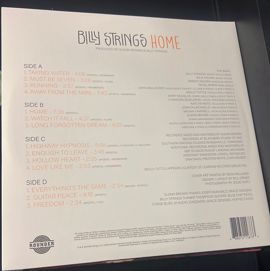 BILLY STRINGS - home