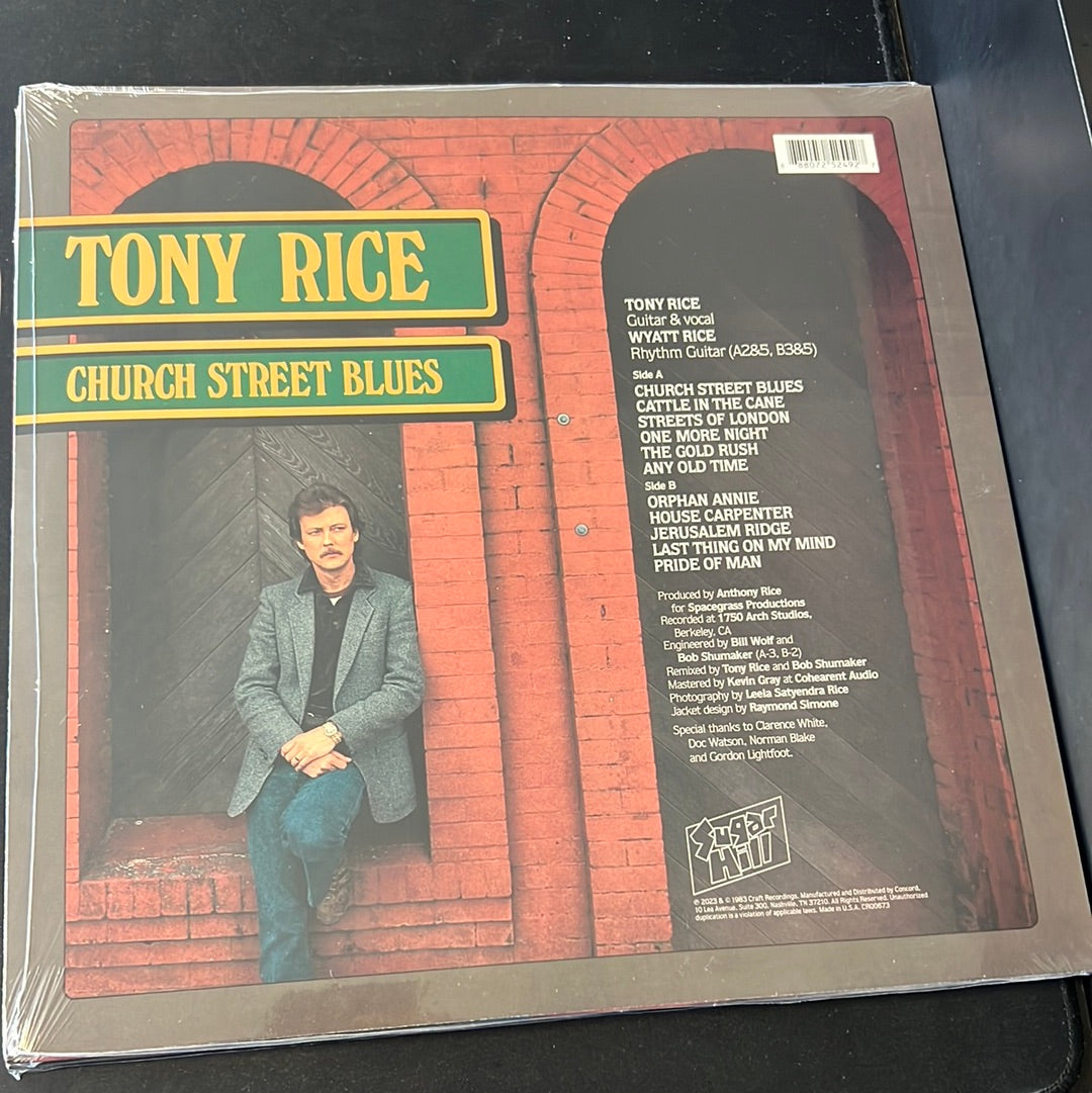 TONY RICE - church street Blues