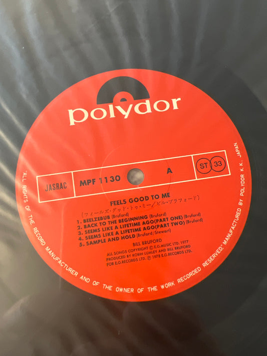 BILL BRUFORD - feels good to me