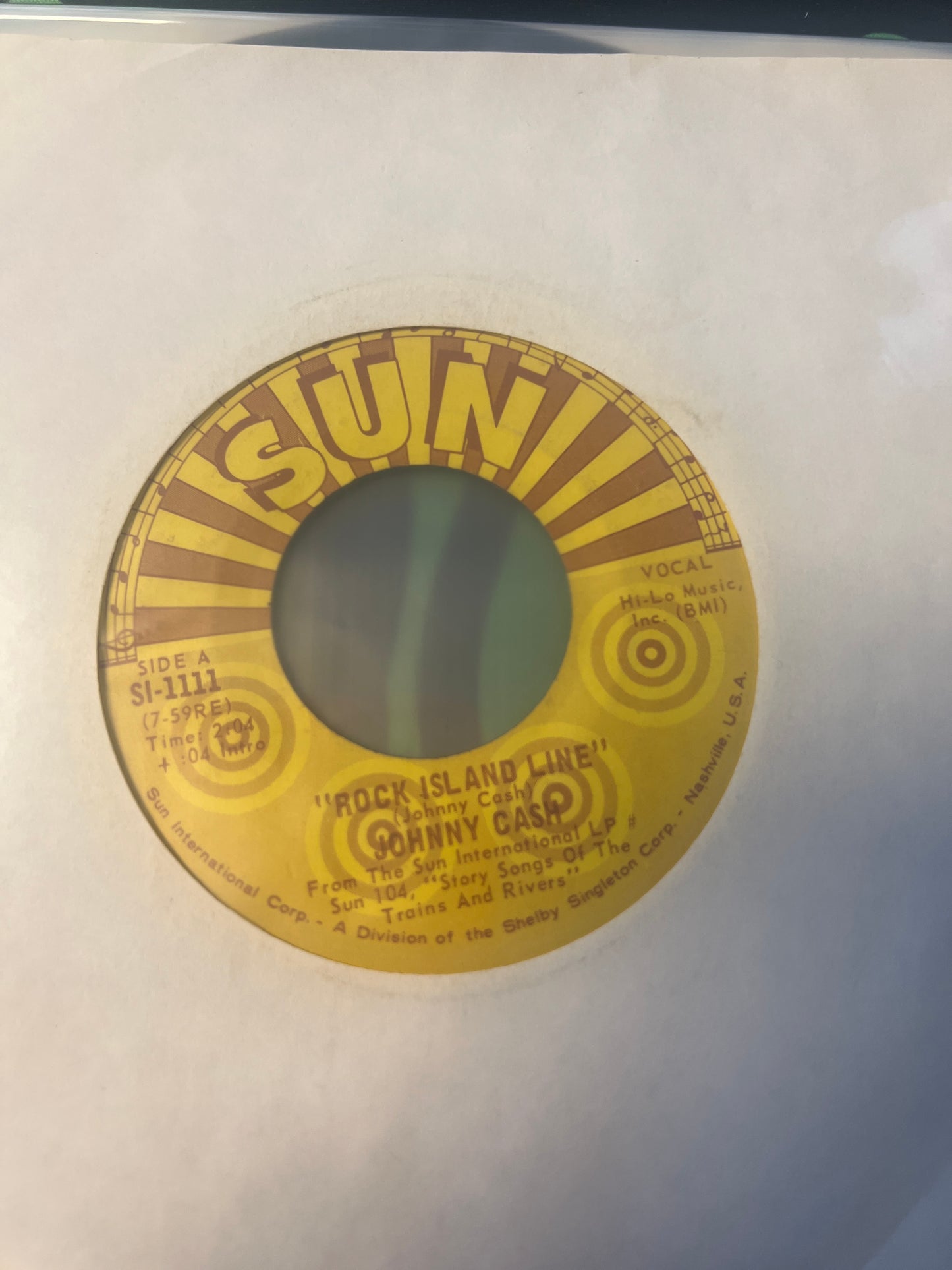 JOHNNY CASH - rock island line