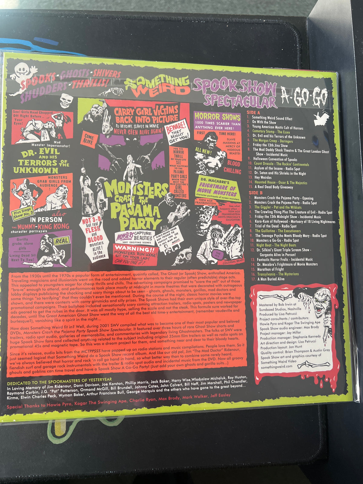 SOMETHING WEIRD, SPOOK SHOW SPECTACULAR