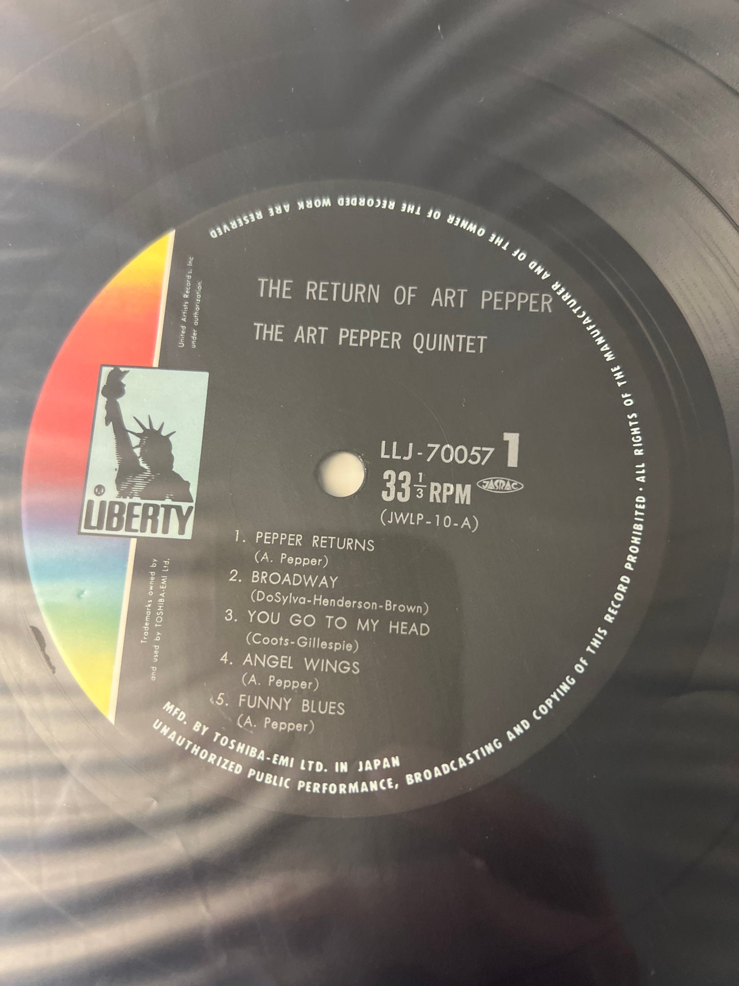 ART PEPPER - the return of Art Pepper