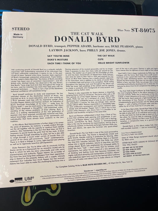 DONALD BYRD - the cat walk