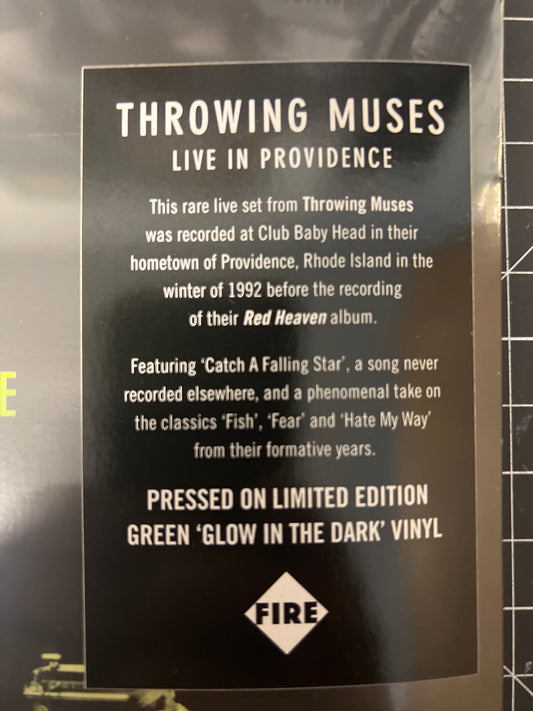 THROWING MUSES - live in providence