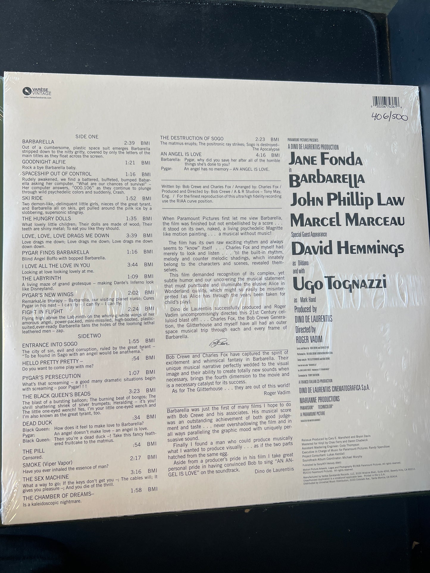 BARBARELLA - The Bob Crewe Generation Orchestra