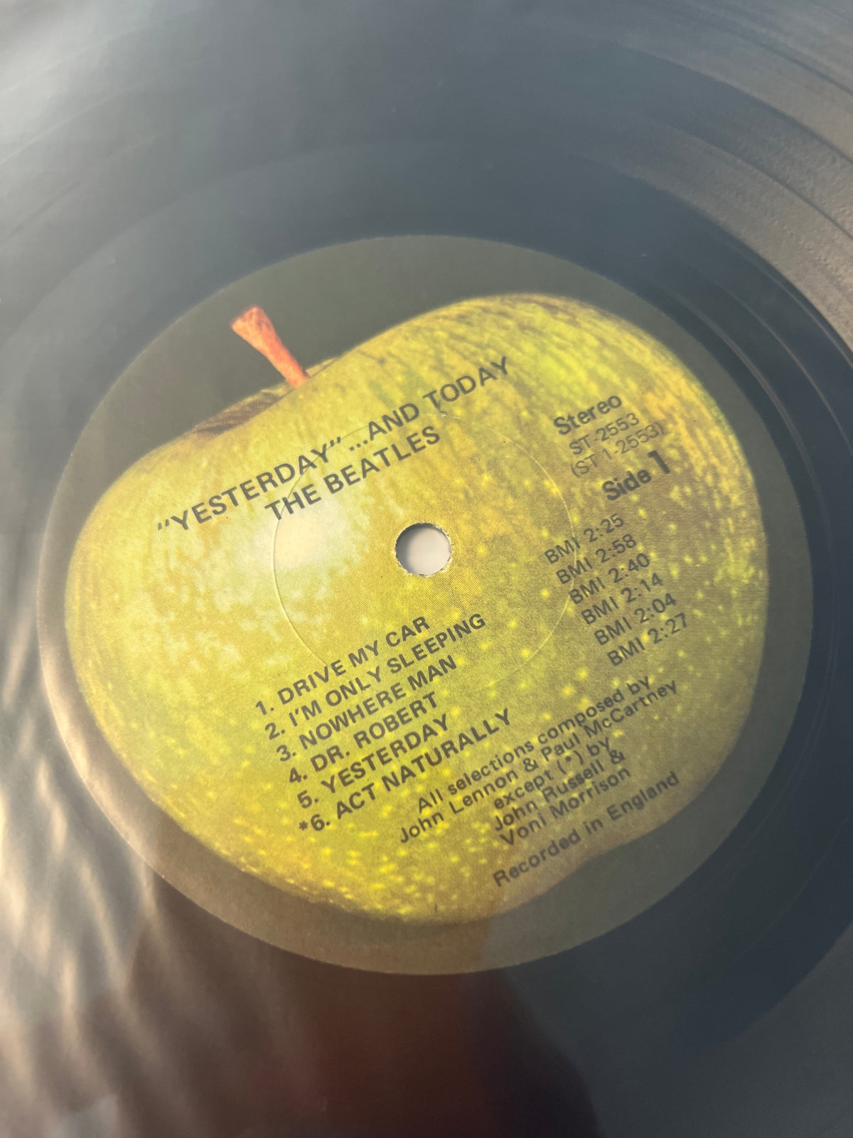 THE BEATLES - yesterday and today