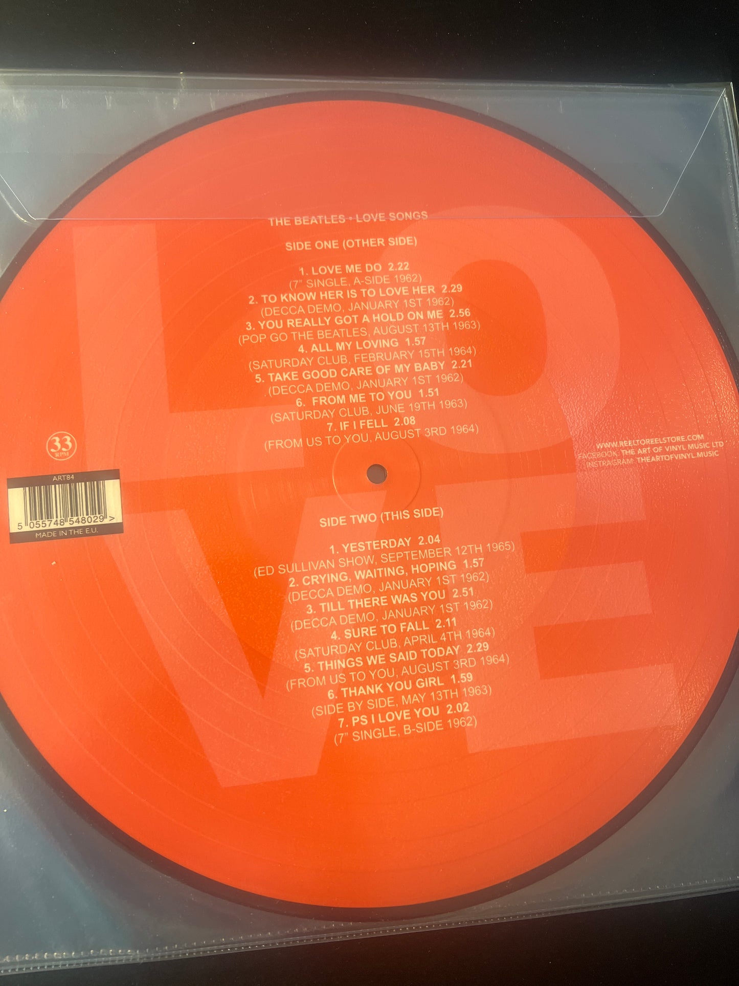 THE BEATLES - LOVE songs