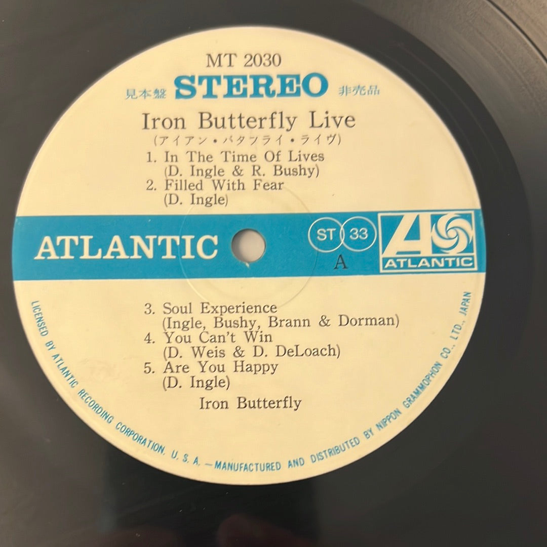 IRON BUTTERFLY - live