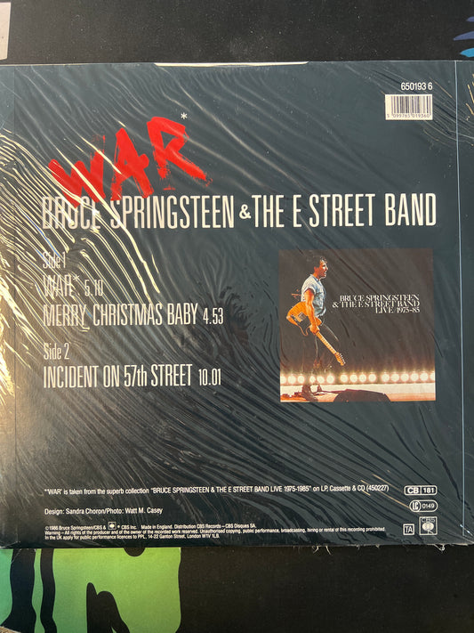 BRUCE SPRINGSTEEN - war