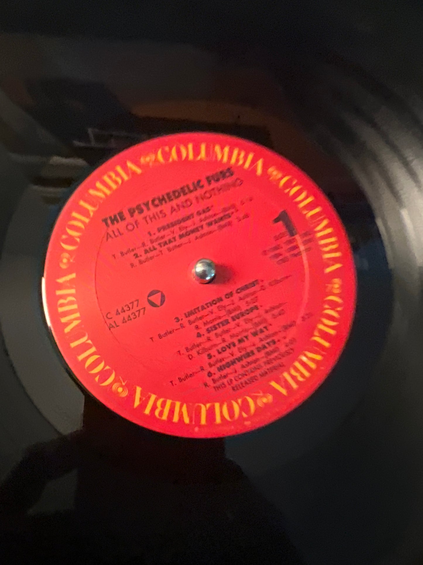 THE PSYCHEDELIC FURS - all of this and nothing