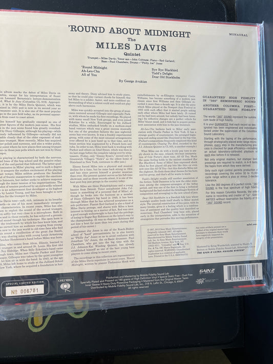 MILES DAVIS - round about midnight
