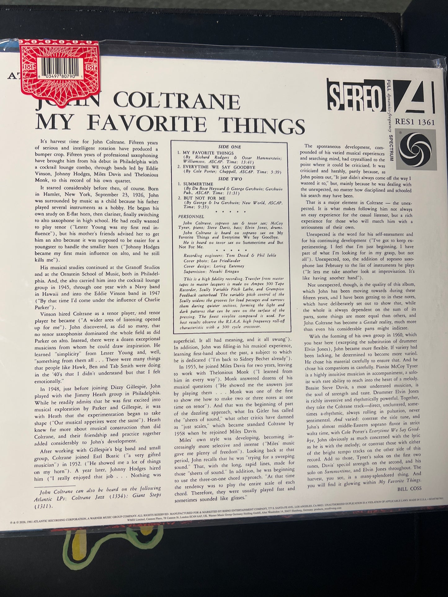 JOHN COLTRANE - my favorite things