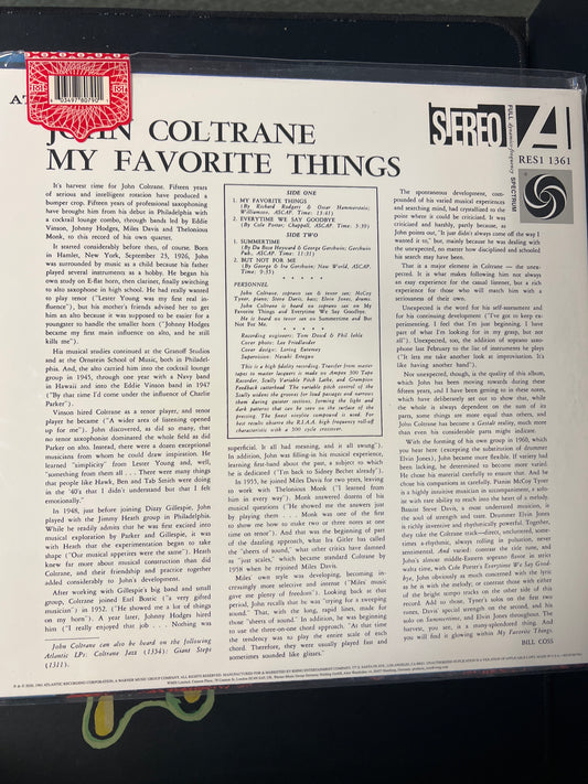 JOHN COLTRANE - my favorite things